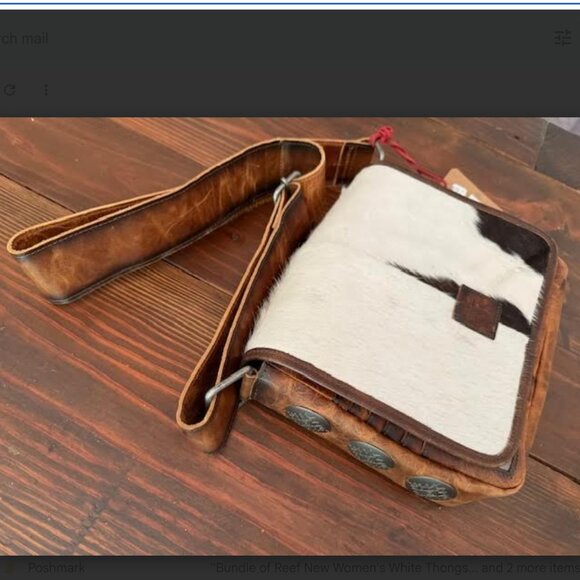 STS Ranchwear NEW Vaquero Cowhide Della Crossbody Bag Purse Western Leather - Picture 6 of 7